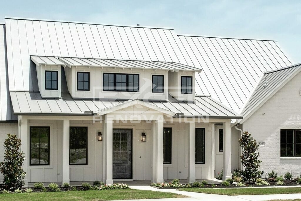 Metal Roof Color Trends for 2023: What's Hot and What's Not 2 White Metal Roof color