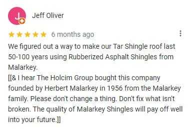 Malarkey Roofing Products: Is It Truly a Good Brand or Just Hyped? 3 A homeowner's review