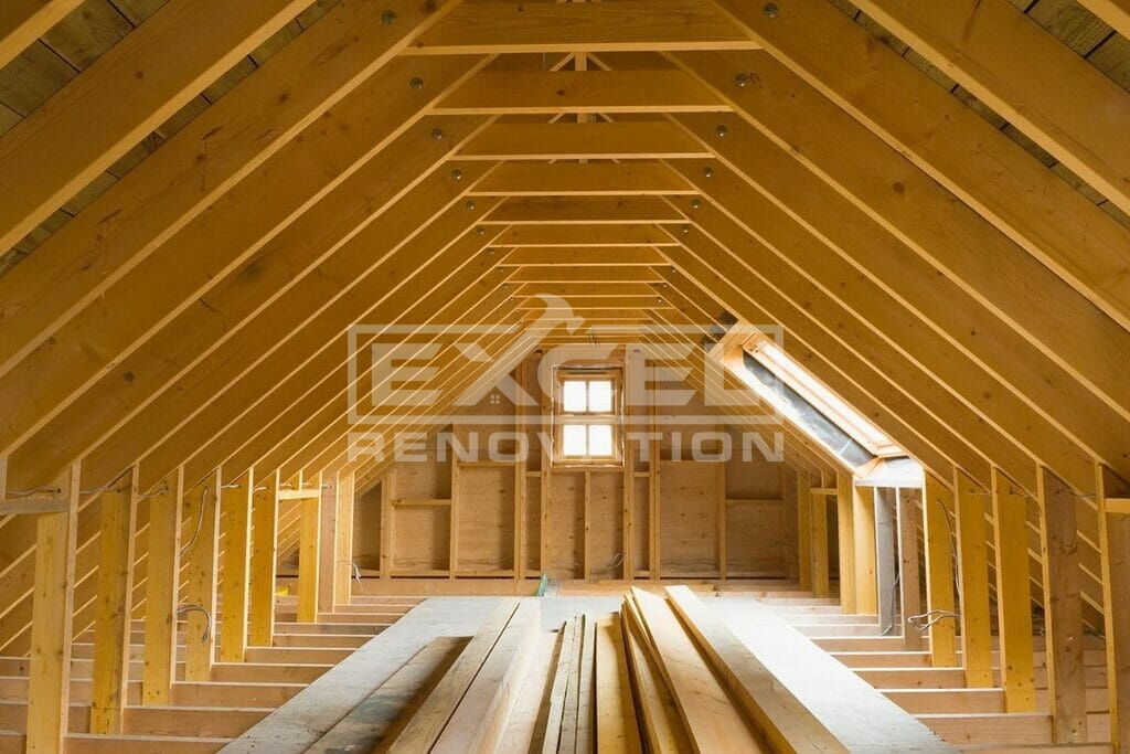 Rafters vs. Trusses: Comparison, Uses, Cost & More 1 roof rafters