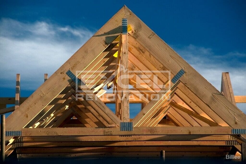 Rafters vs. Trusses: Comparison, Uses, Cost & More 2 roof trusses