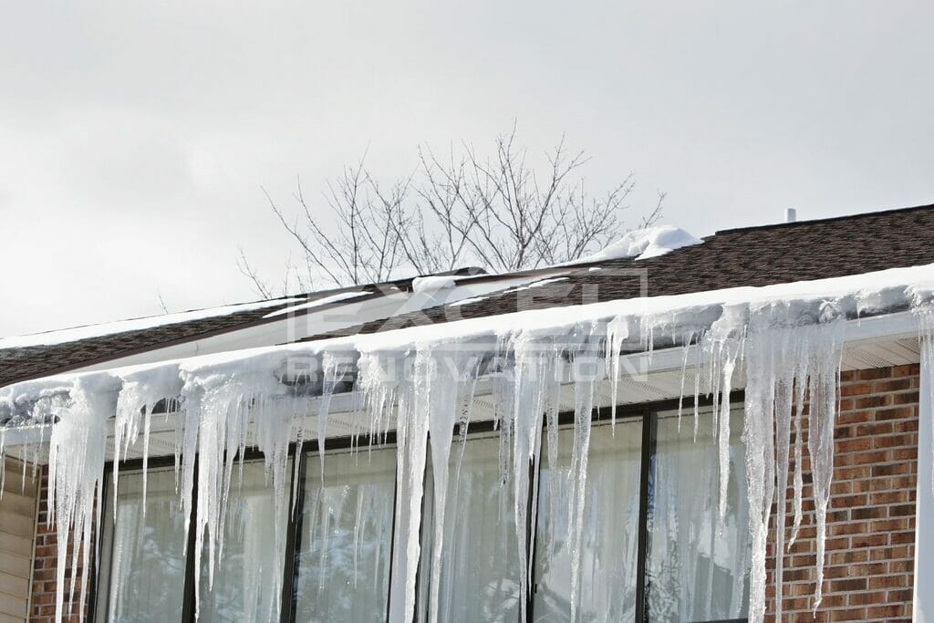 Profitable Apartment Roofing Practices for Repair & Replacement 1 Ice dams on roof